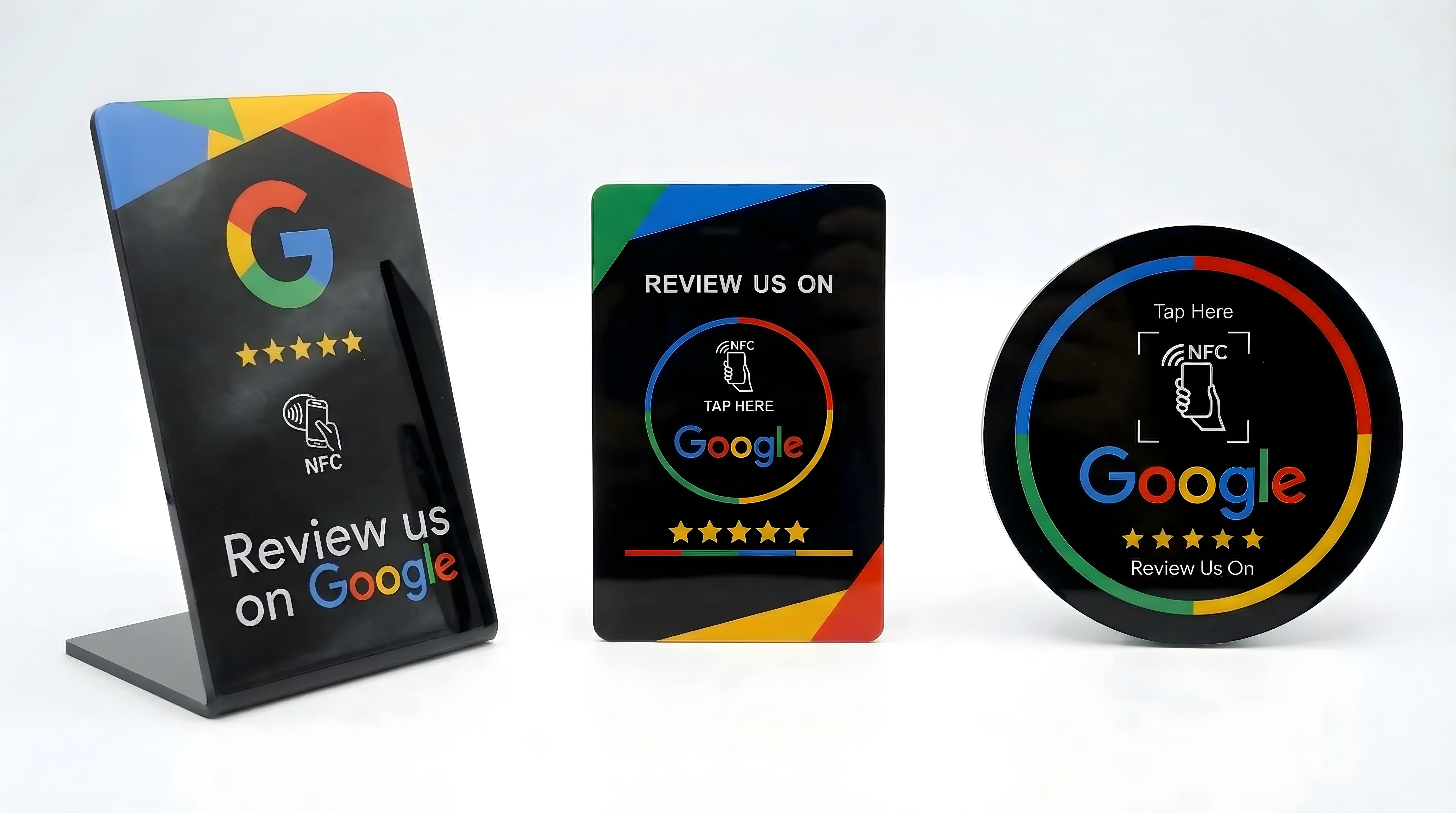 Black Set - Stand, Card, and Sticker